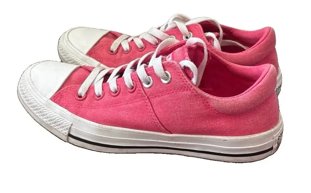 Converse Canvas Pink Coral All Star Chuck Taylor Low US Size 8 Athleisure Summer